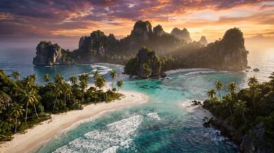 Paradise Island Escape Wallpaper